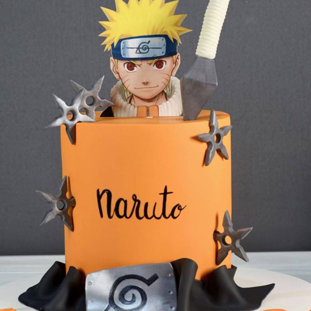 Naruto Anime Theme Cake