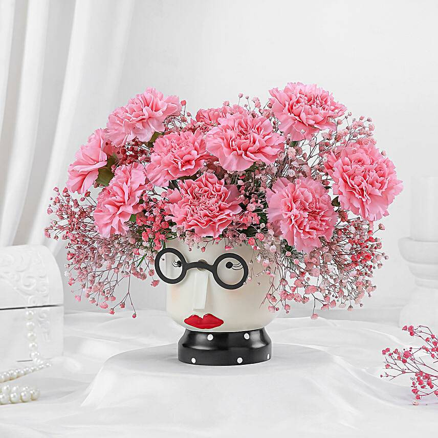 Nerdy Girl Carnations Arrangement