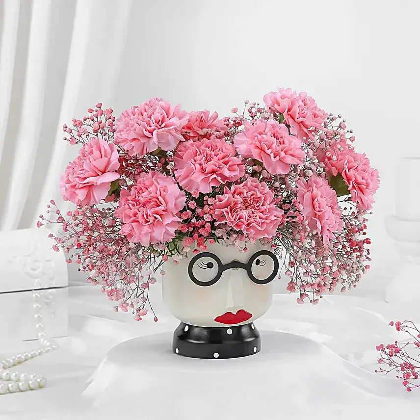 Nerdy Girl Carnations Arrangement