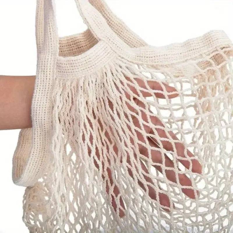 Boho Mesh Net Shopping Bag – 1 Pc Eco-Friendly & Lightweight Grocery Tote Buy @ ₹99