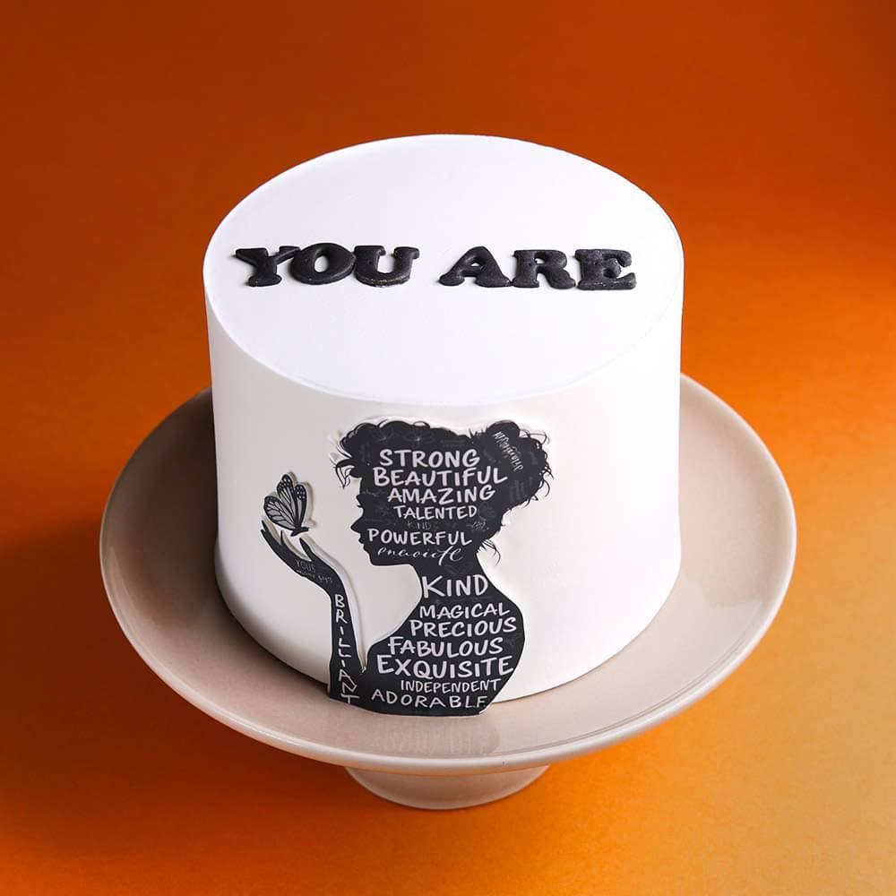 Ode in Words Mothers Day Cake