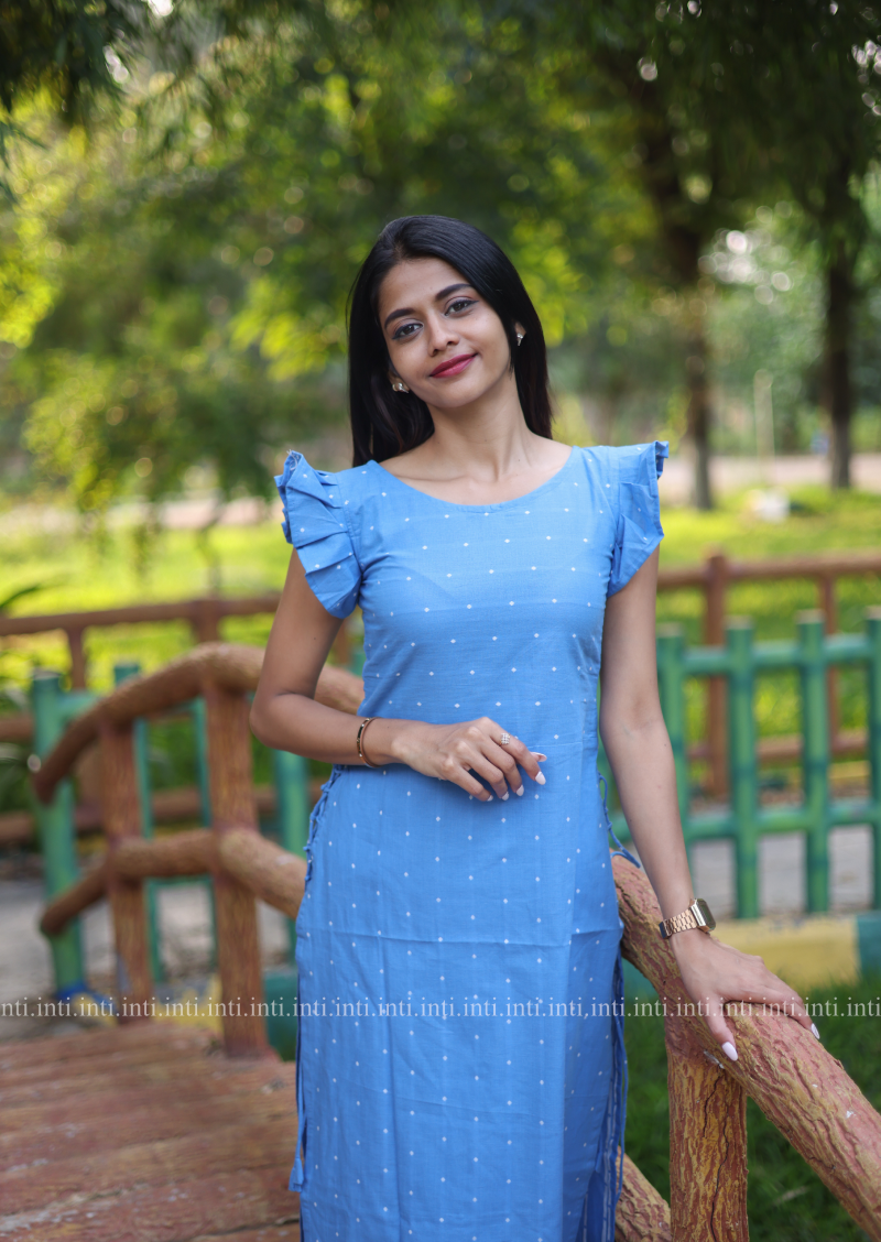 Icy Blue Top & Pant Set