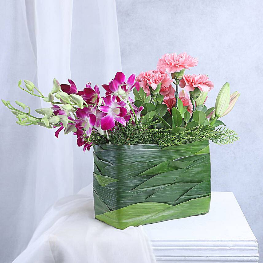 Oriental Flowers Arrangement