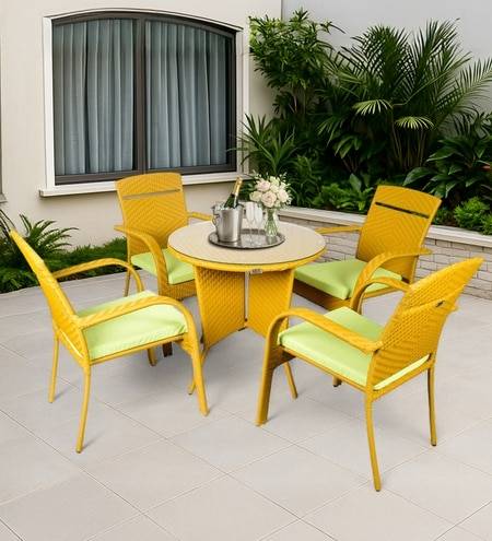 Horsham  Wicker Chair In Beige Finish