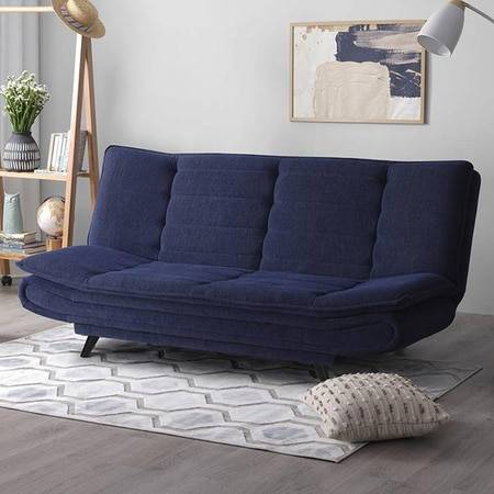 Smith 3 Manual Sofa cum Bed in Blue (Colour : ink blue)