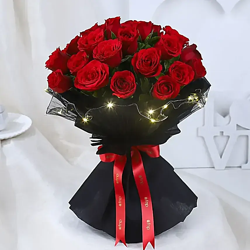 Passionate Greetings Rose Bouquet