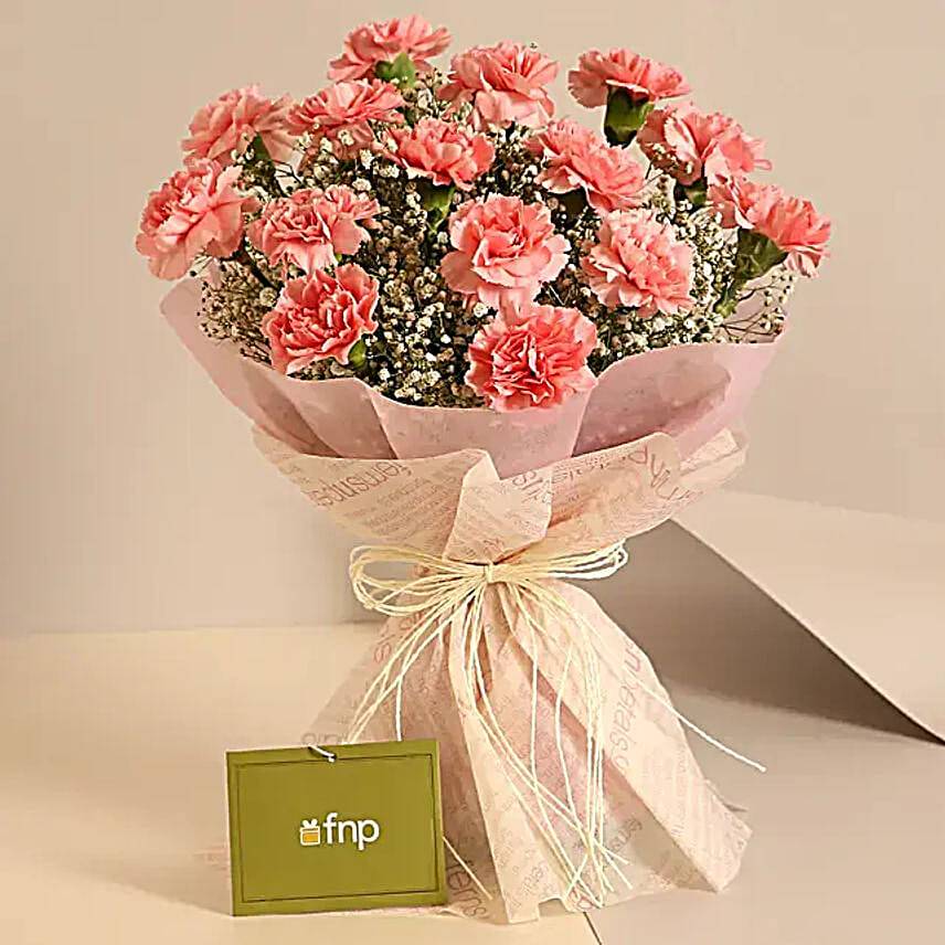 Pastel Carnations Bouquet for Love