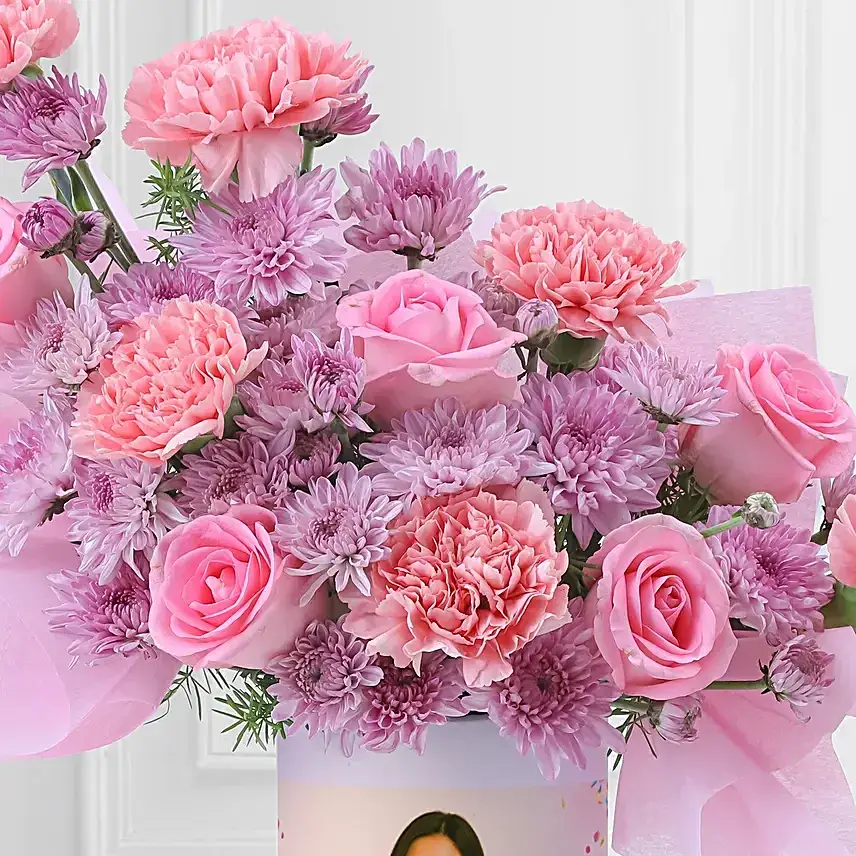 Pastel Floral Birthday Ensemble