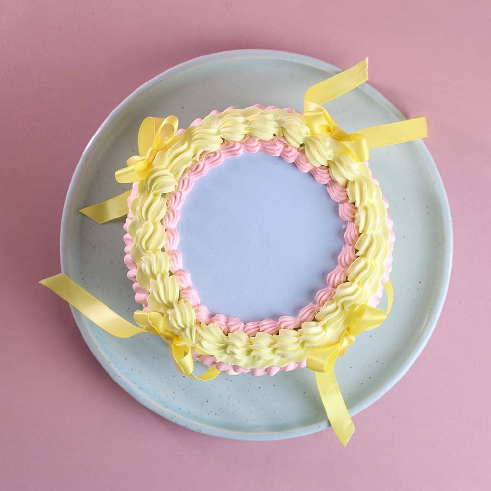 Pastel Wrap Ribbon Cake