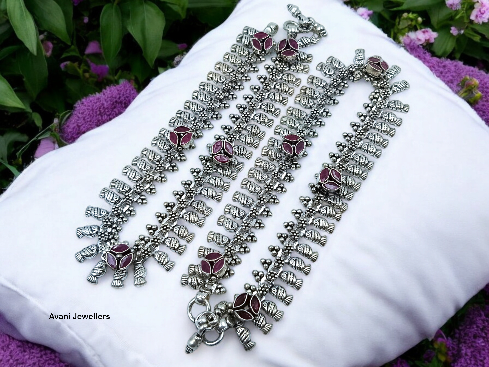 Antique Silver Paayal @ ₹24402