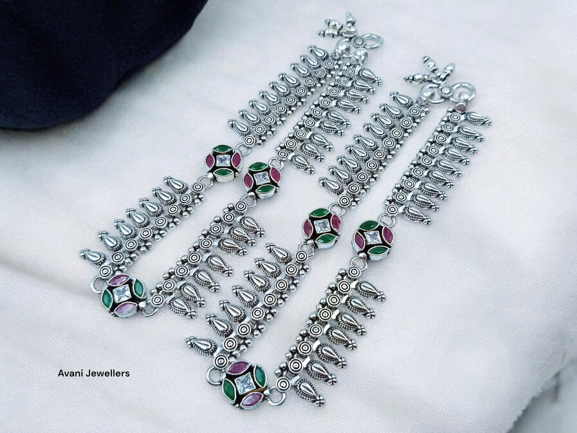 Antique Silver Paayal @ ₹19962