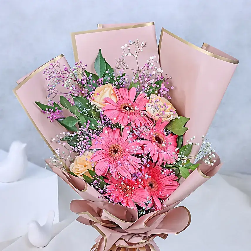 Peachy Pink Bouquet