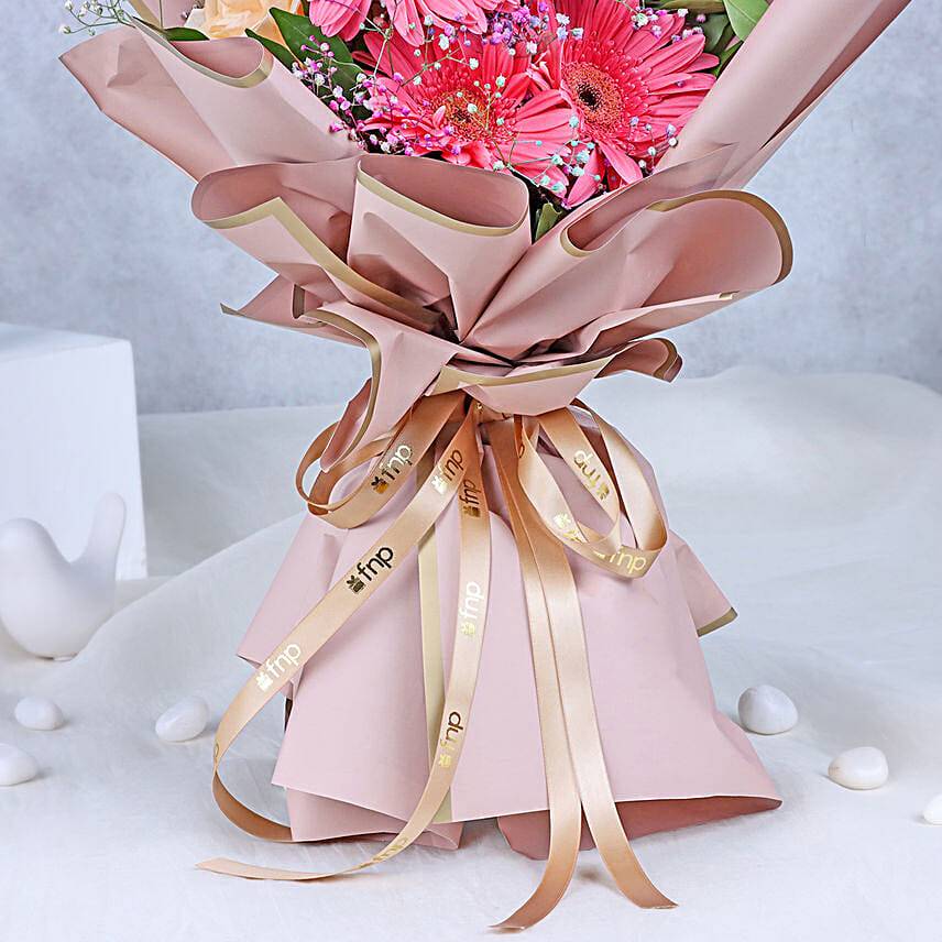Peachy Pink Bouquet