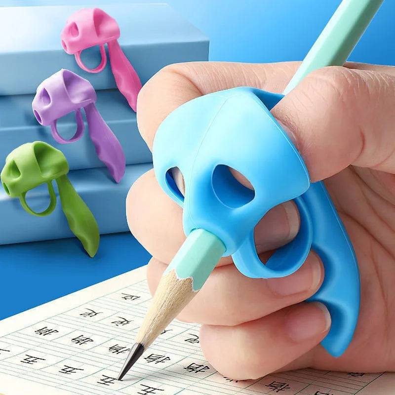 Five Finger Silicone Pencil Grip for Kids Handwriting (Pack of 3) Buy @ ₹199
