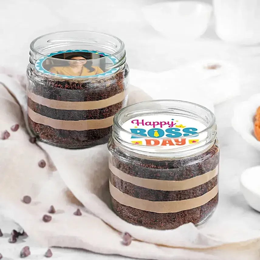 Personaliesd Chocolate Jars for Boss Day
