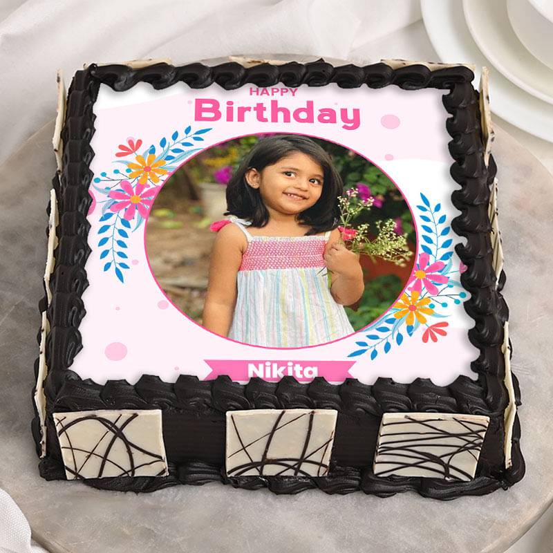 Personalised Birthday Chocolate Cake