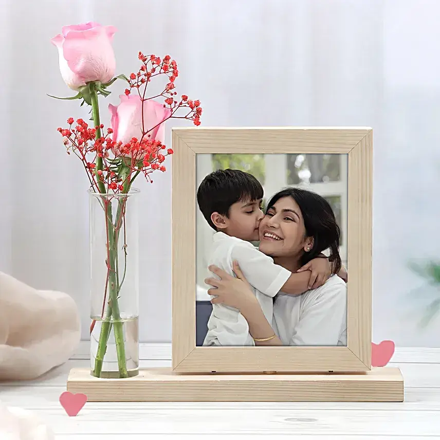 Personalised Heartfelt Wishes With Roses For Mom