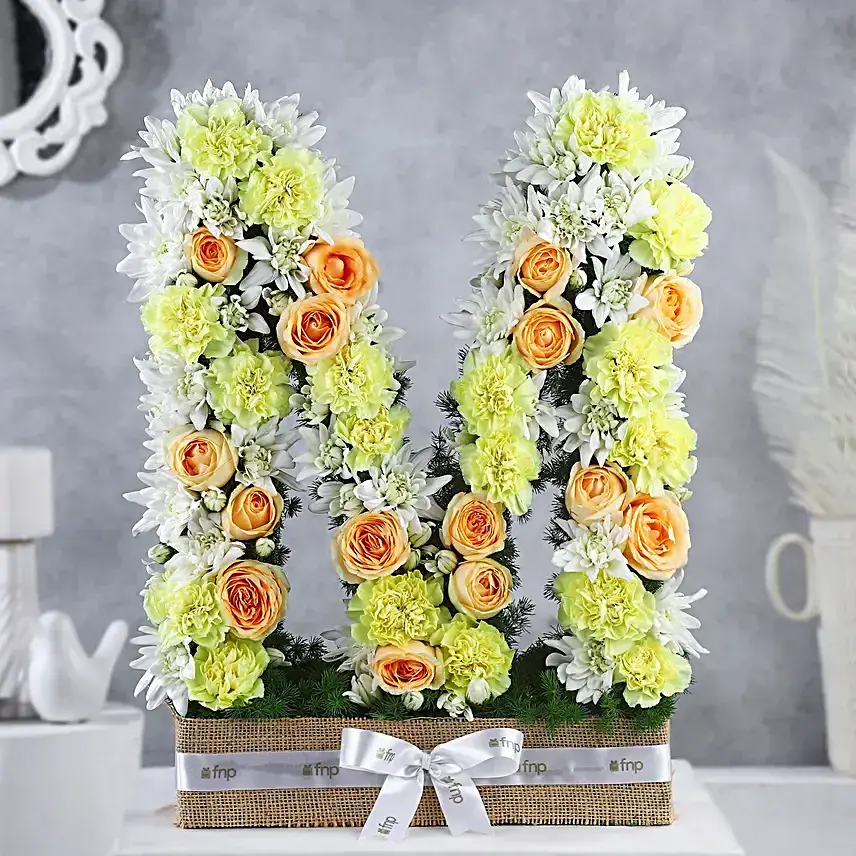 Personalised Alphabet Mesmerising Rosy Beauty