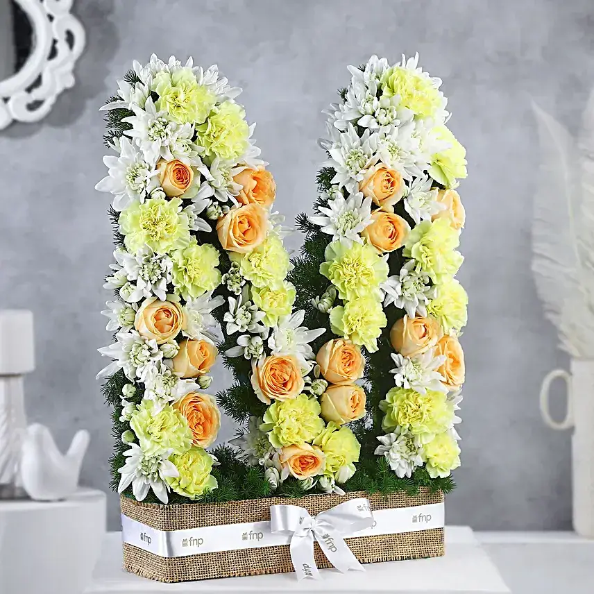 Personalised Alphabet Mesmerising Rosy Beauty