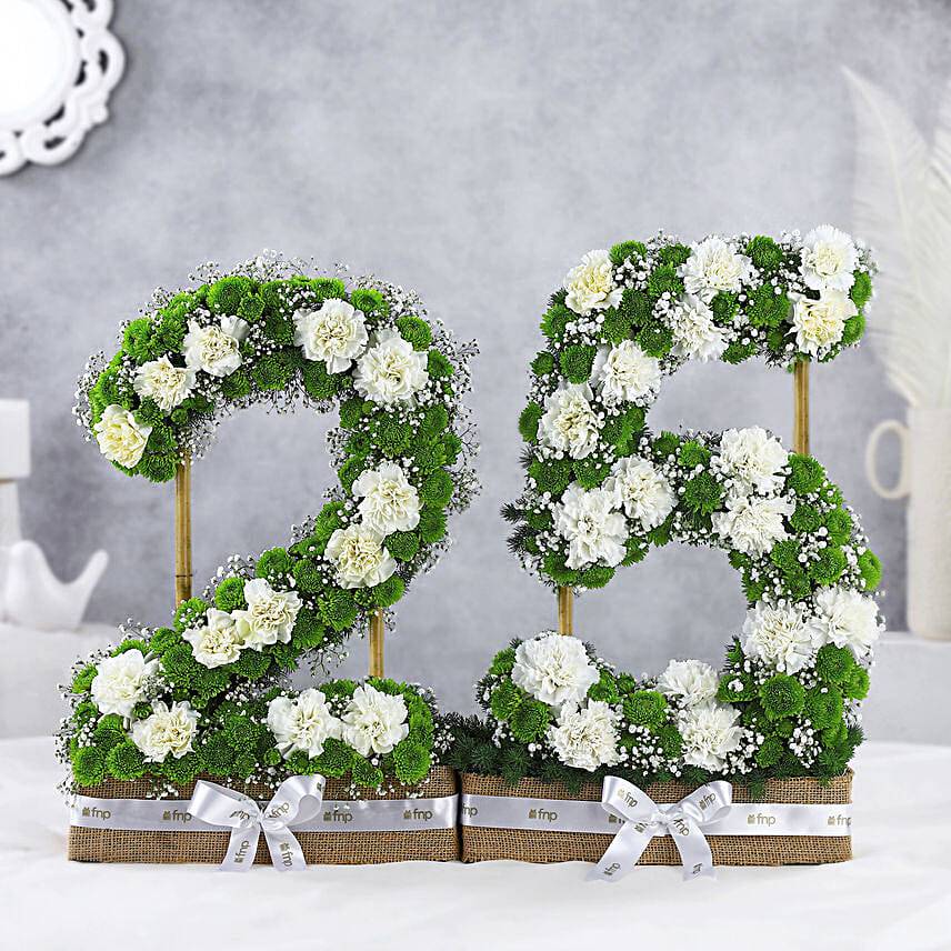 Personalised Photo Frame N Carnations Celebratory Arrangement