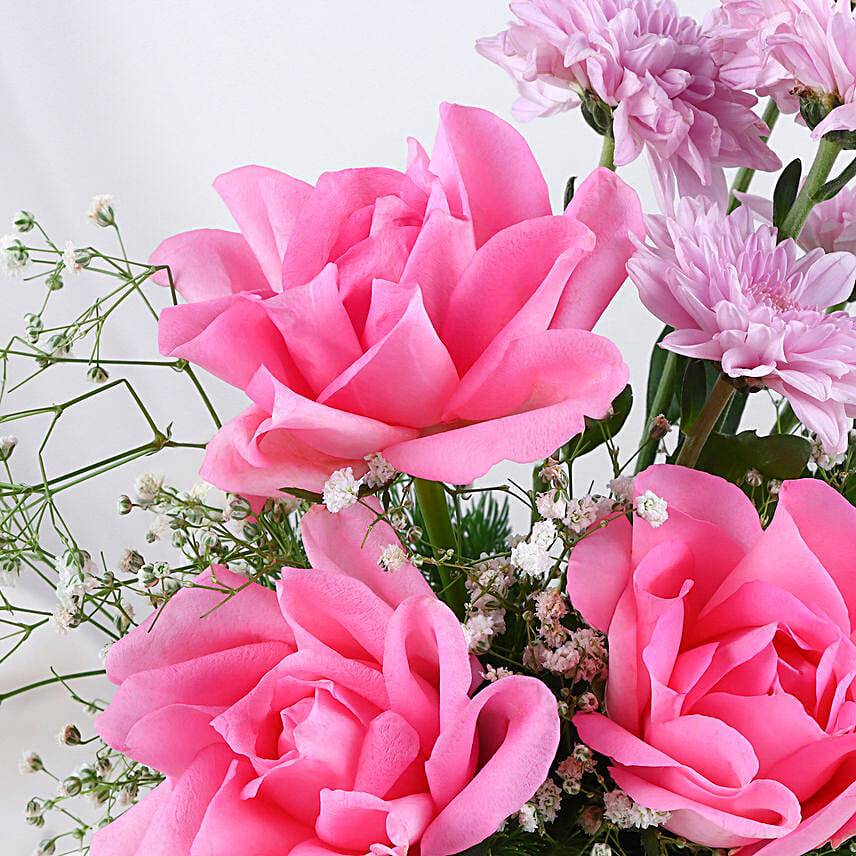 Personalised Rosey Love Wishes In Table Organiser