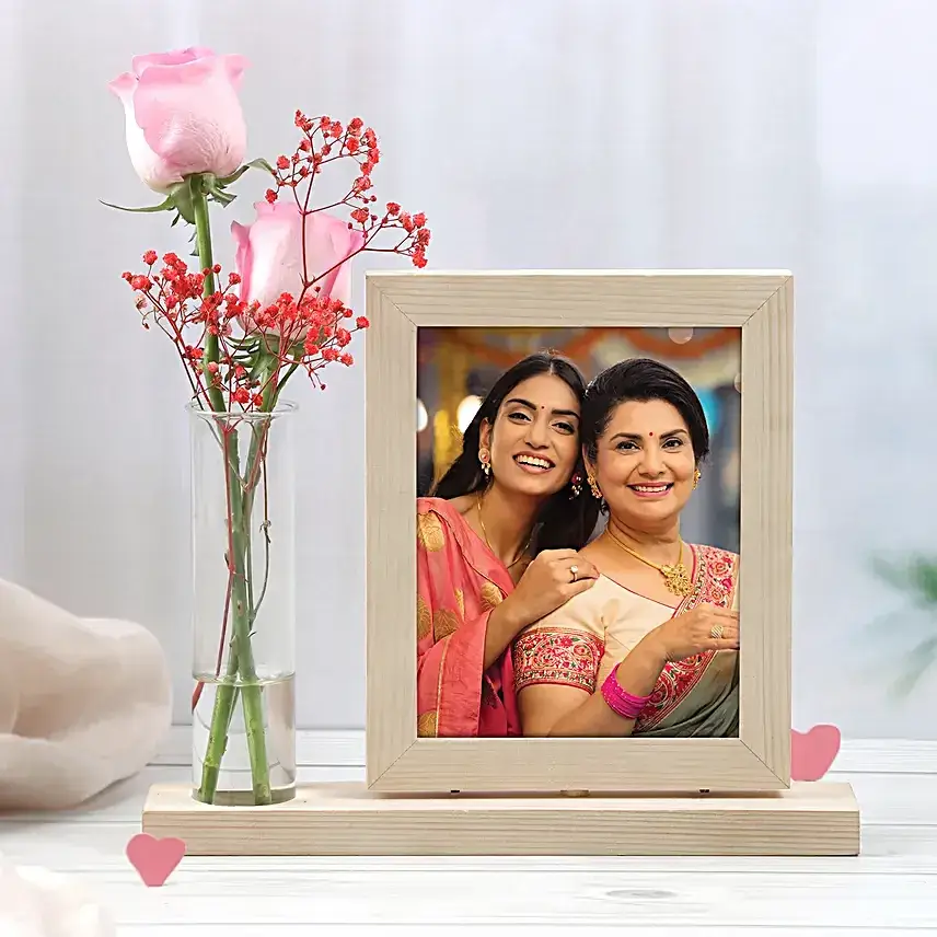 Personalised Sweet Wishes With Roses For Mom