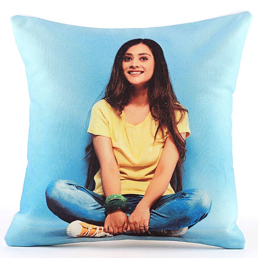 Photo Cushion, Mug & Chocolate Cake Combo For Her