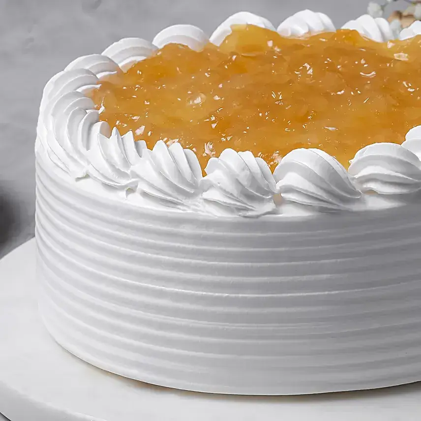 Pineapple Cake Half kg Eggless