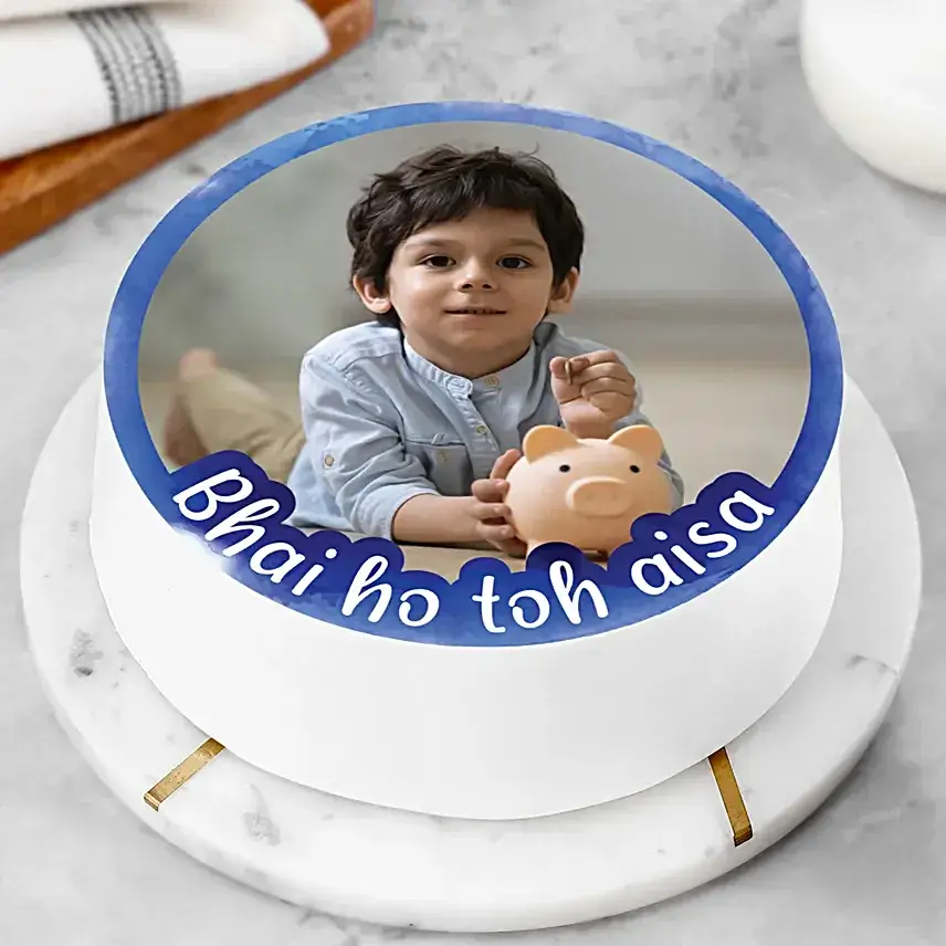 Pineapple Love Cake for Bhai Half Kg