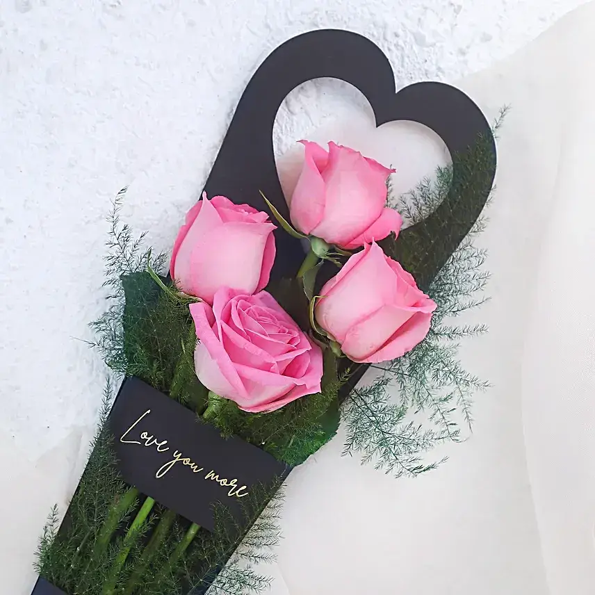 Pink Rose In FNP Sleeve Bag