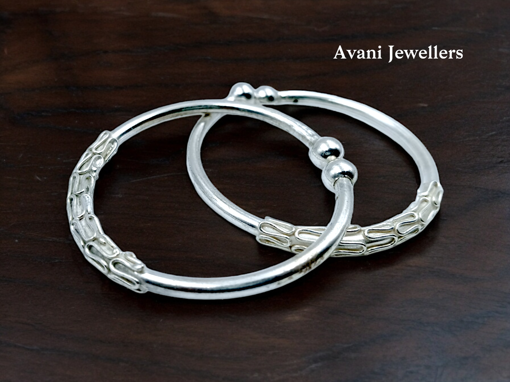 Silver Baby Plain Kade @ ₹4203