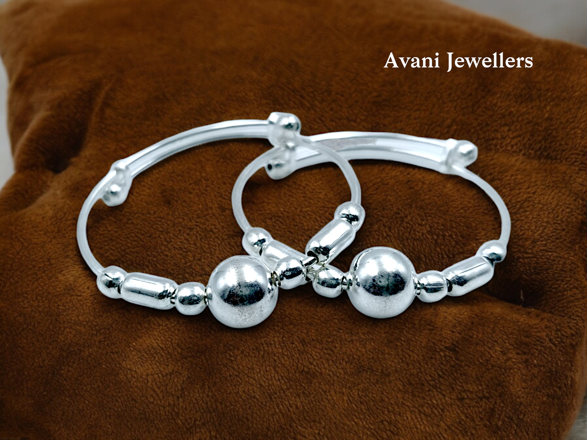 Silver Baby Plain Kade @ ₹4737