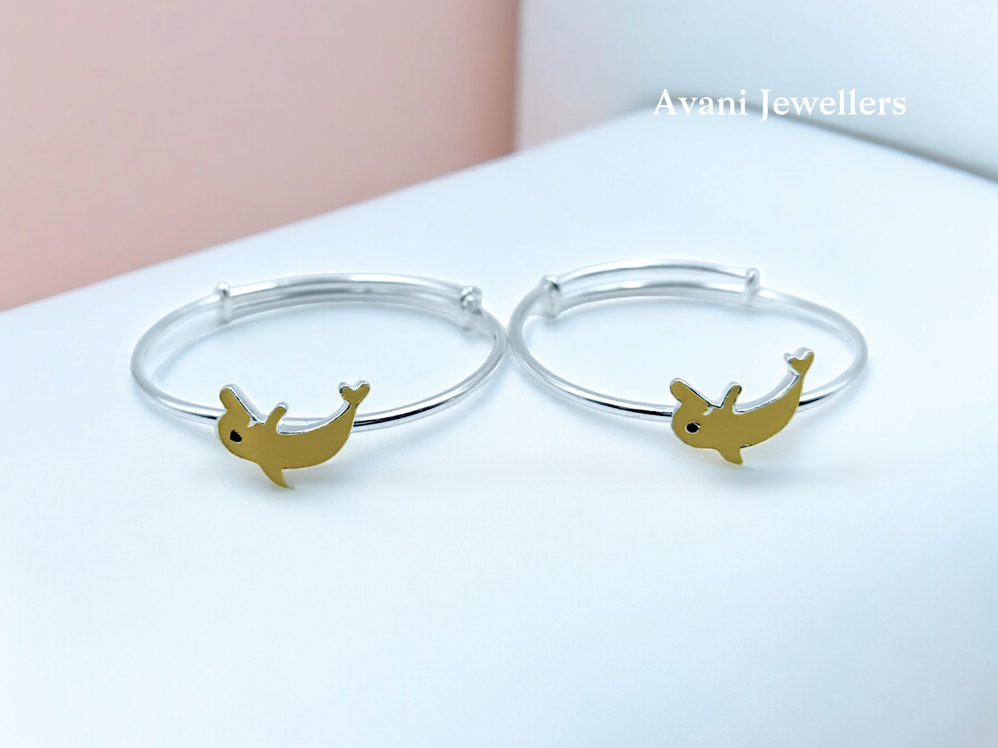 Silver Baby Plain Kade @ ₹3006