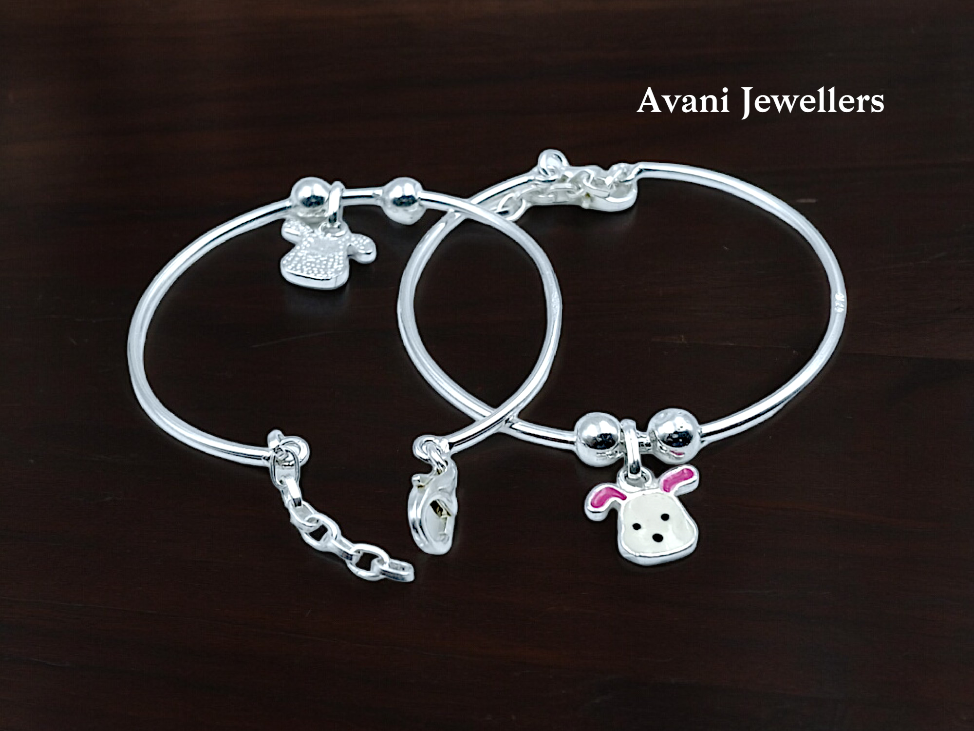 Silver Baby Plain Kade @ ₹3195