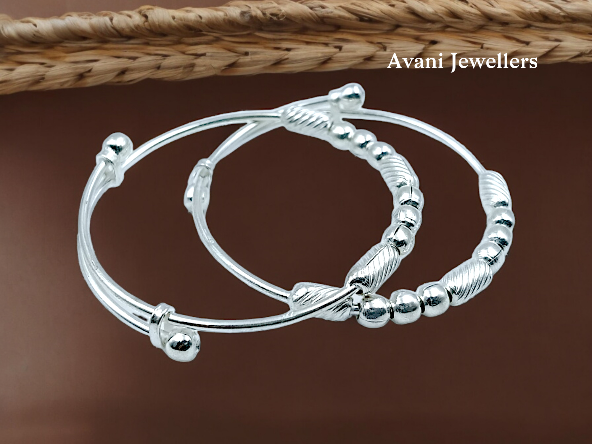 Silver Baby Plain Kade @ ₹4182