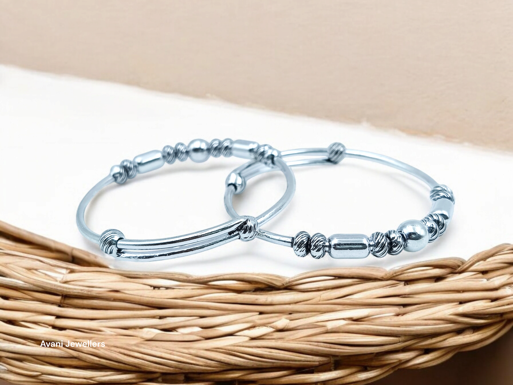 Silver Baby Plain Kade @ ₹4680