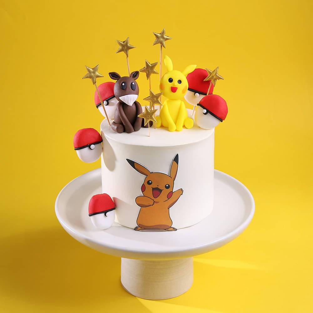 Pokemon Pikachu Theme Cake