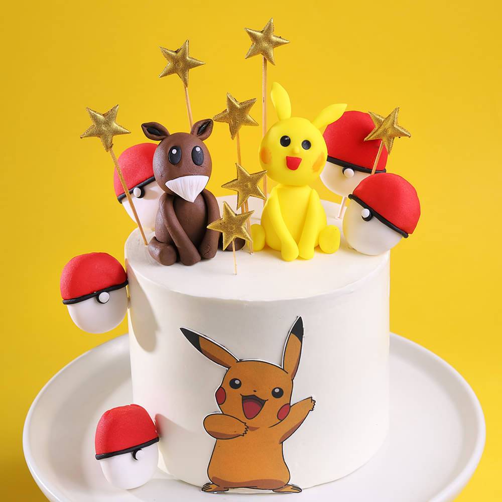 Pokemon Pikachu Theme Cake