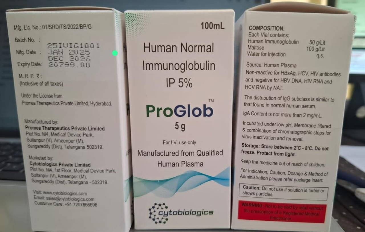 Proglob 5 gm/100ml Injection