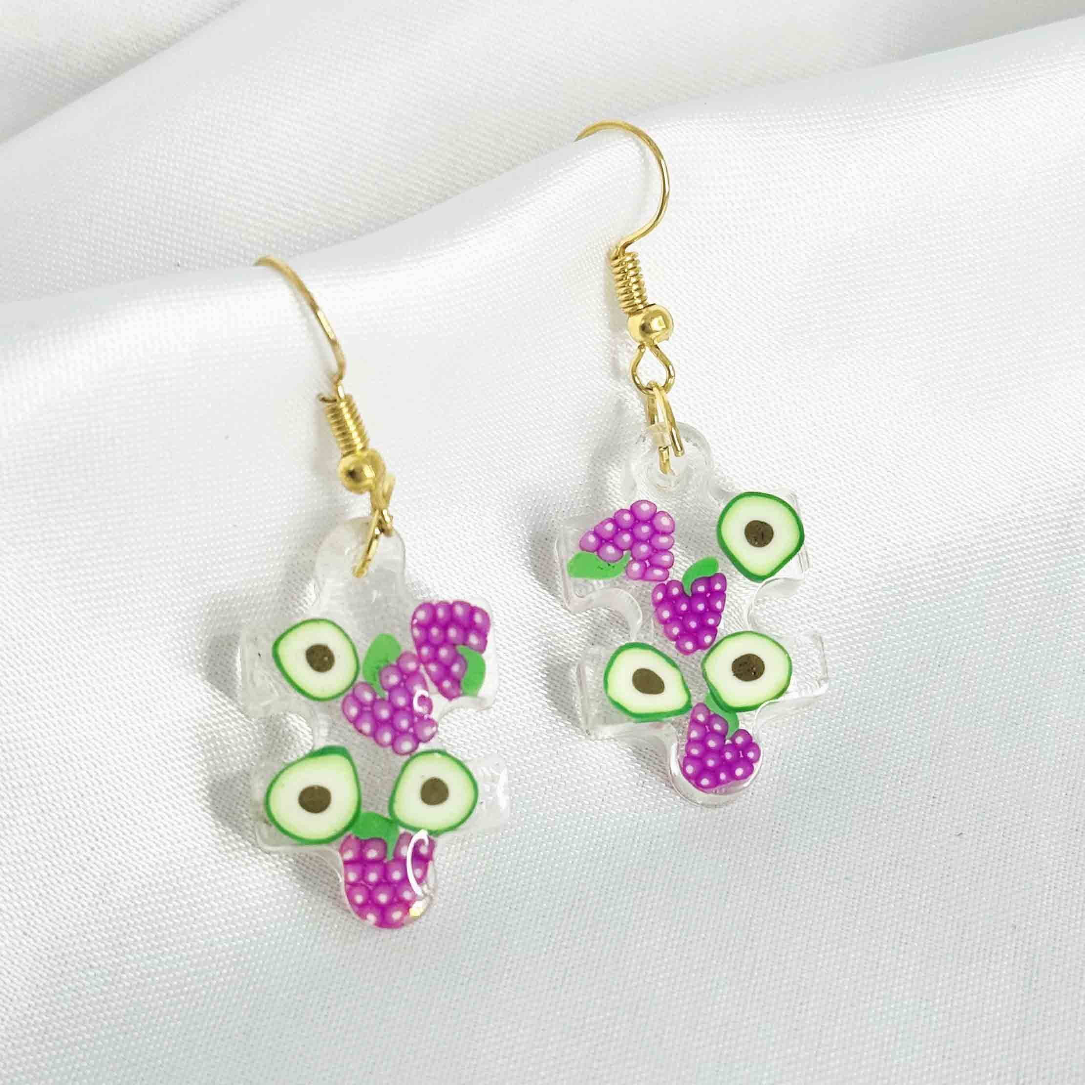 Puzzle Up Resin Earrings buy only at ₹149