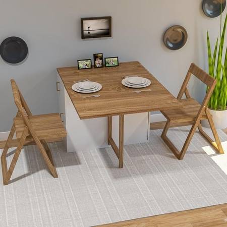 Space-Saving Dining Set with Storage