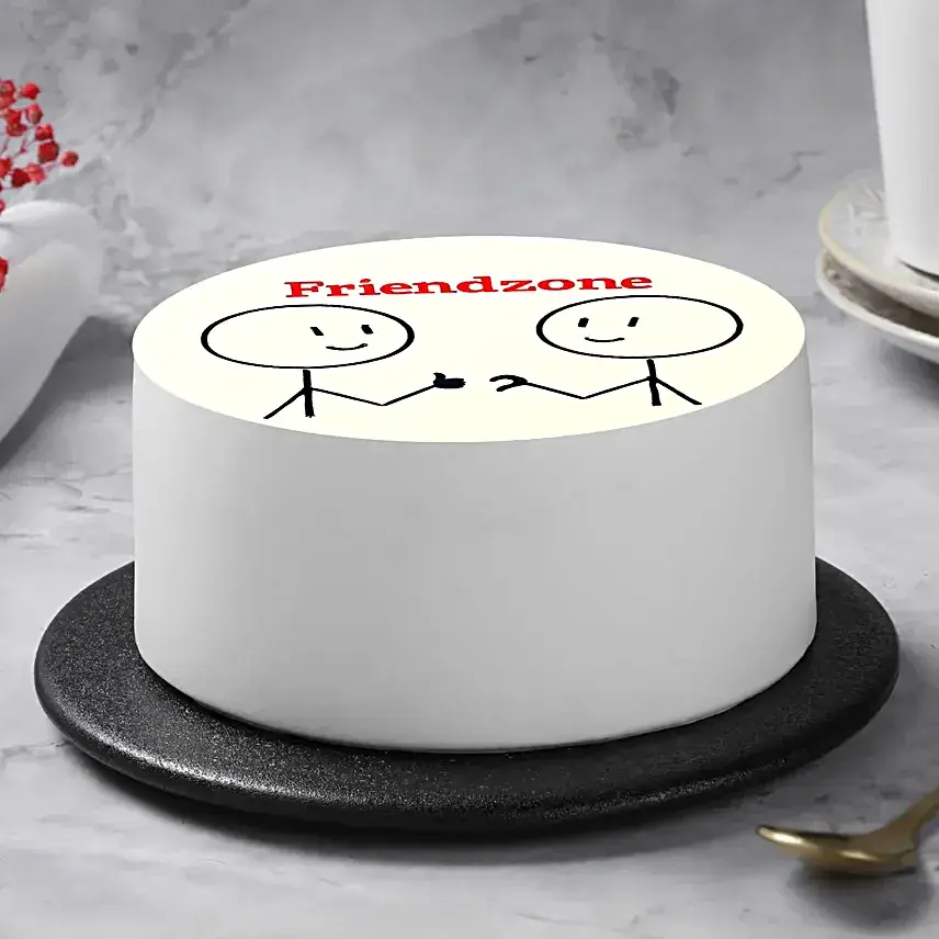 Quirky Friendzone Chocolate Bento Cream Cake