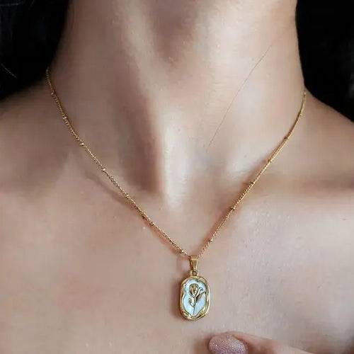 Rose Pendant Necklace buy only at ₹99