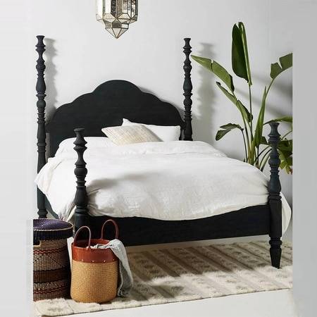 Tiana Solid Wood Non Storage Bed