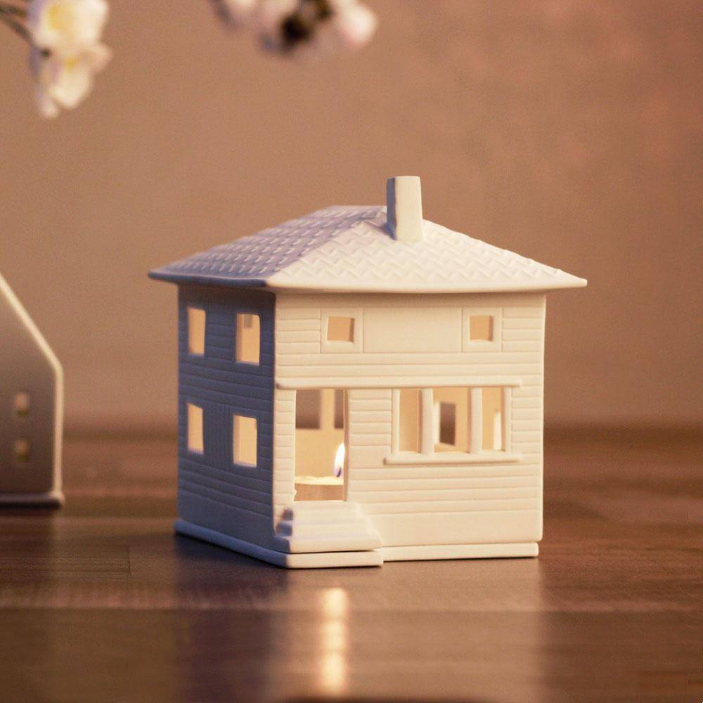 City Villa Tealight Holder & Sculpture