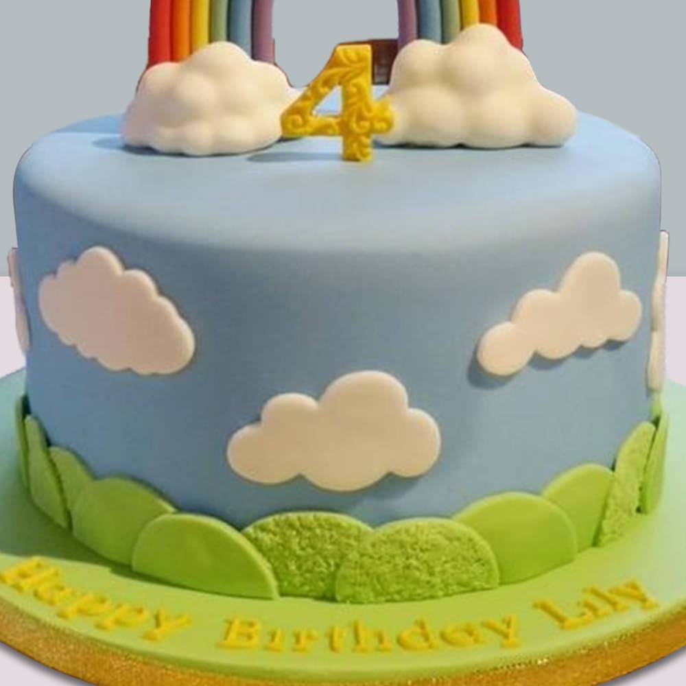 Rainbow Delight Cake