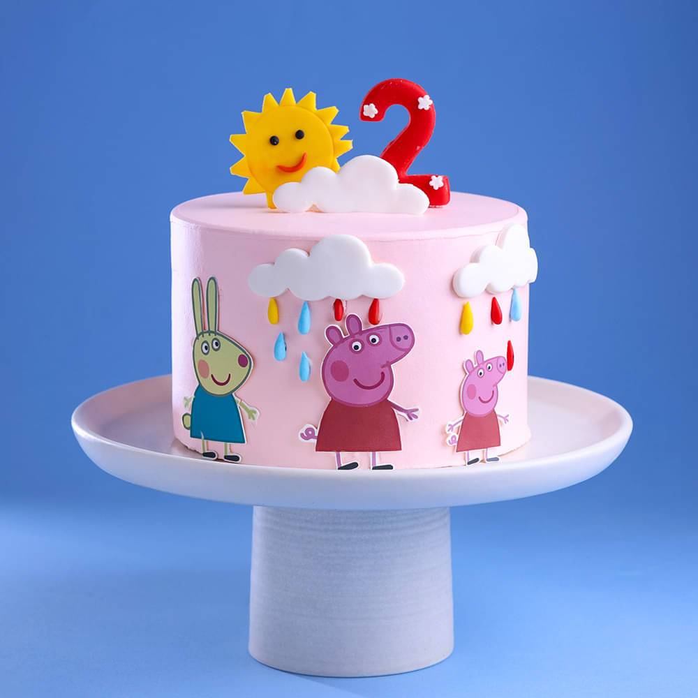 Rainy Fun Peppa Pig Cake