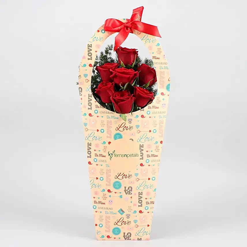 Red Roses In FNP Love Sleeve