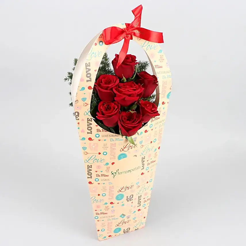 Red Roses In FNP Love Sleeve