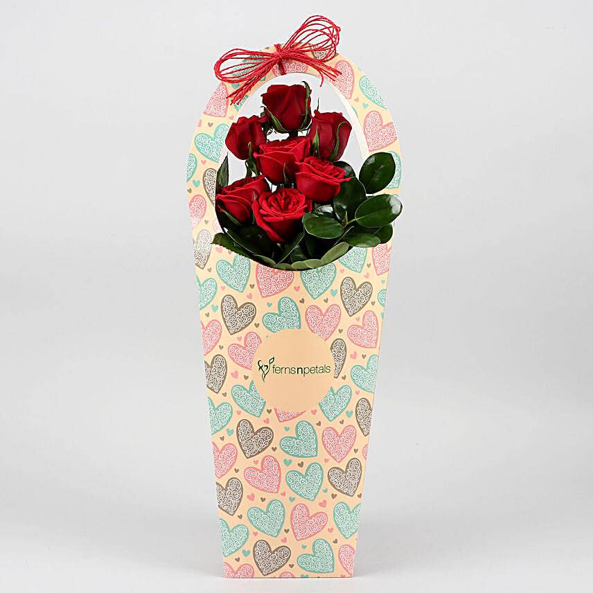 Red Roses In FNP Heart Sleeve